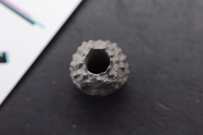 RARE Salt & Peppa Soot Sprite Raw Stainless Bead Re Scoopy Loops