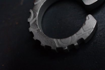 NEW Koch Culprit OG Bottle Opener 1/4” Titanium w/ Ti F**k Face Bead