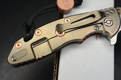 Rare/ New Hinderer Koa Wood Copper Hdwe Green / Gold Tow/ Copper JRW Curator