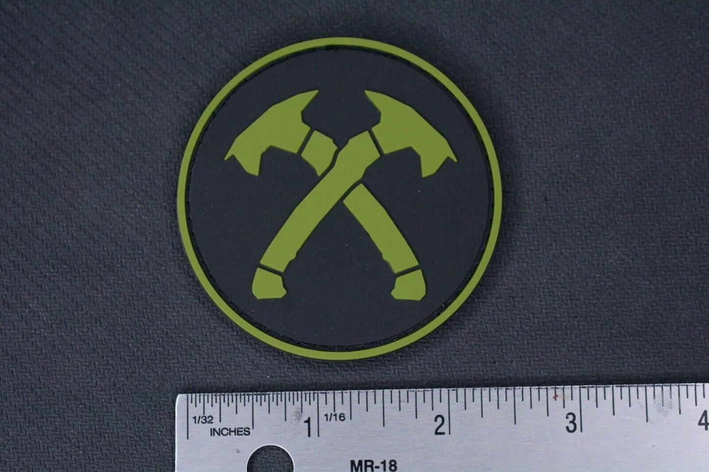 NEW Terminal List Crossed Tomahawk Patch Green EDC Patch Season 2 Koch RMJ JRW