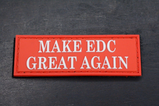 NEW “Make EDC Great Again” Anti Carry Carry Club Patch - American Red
