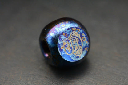 NEW Audacious Concepts “Three Wise Monkeys” Ti Thunder Sky Bead