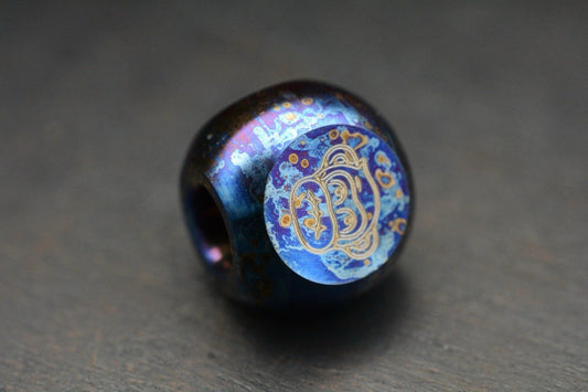 NEW Audacious Concepts “Three Wise Monkeys” Ti Thunder Sky Bead