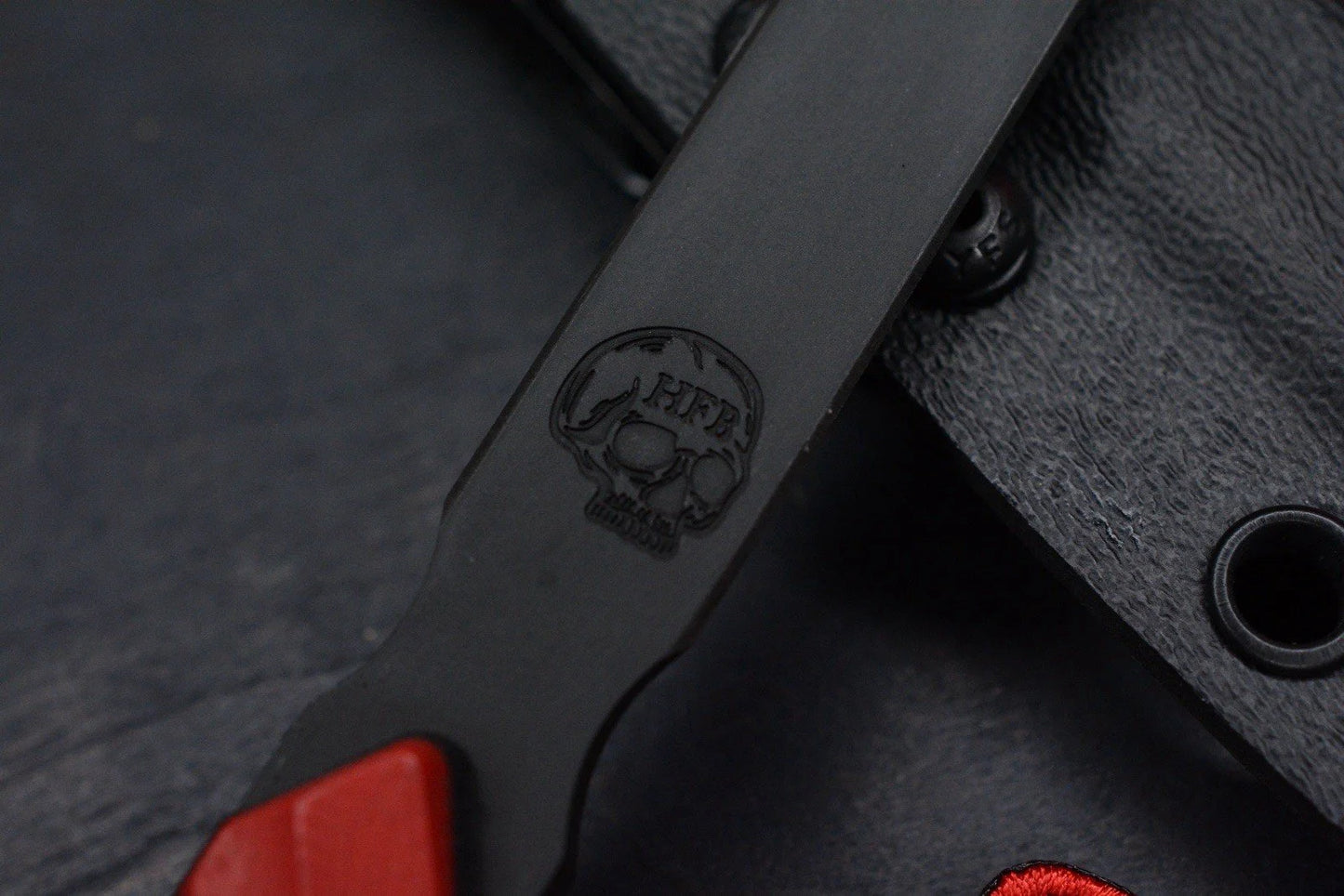RARE Half Face Blades OSS Spike Red Tail Hawk Special Edition w/ HFB Patch