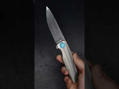 NEW Holt Bladeworks Outlaw - 4” M390 / Ridgeback Ti w/ Crystallized Ti Accents